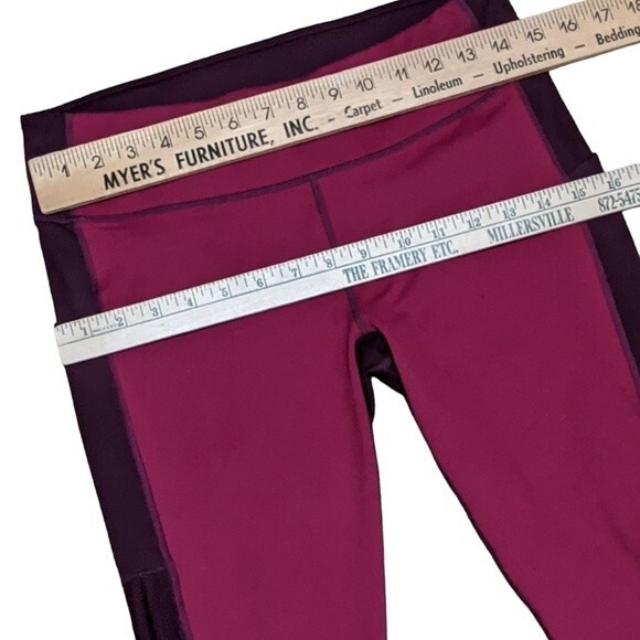 Fabletics Power hold color blocked phone pockets yoga leggings size see photos - Picture 2 of 9